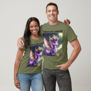 I Believe in the Wonderful! (Purple Fairy Dragon) T-Shirt