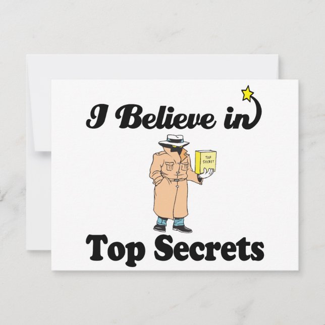 i believe in top secrets (Front)