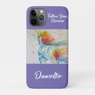 I Believe In Unicorns Rainbow Follow Your Dreams Case-Mate iPhone Case
