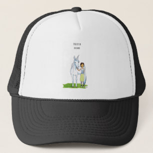 i believe in unicorns trucker hat