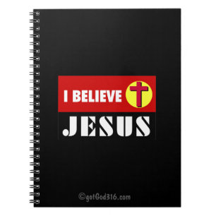 I Believe Jesus gotGod316.com Spiral Notebook