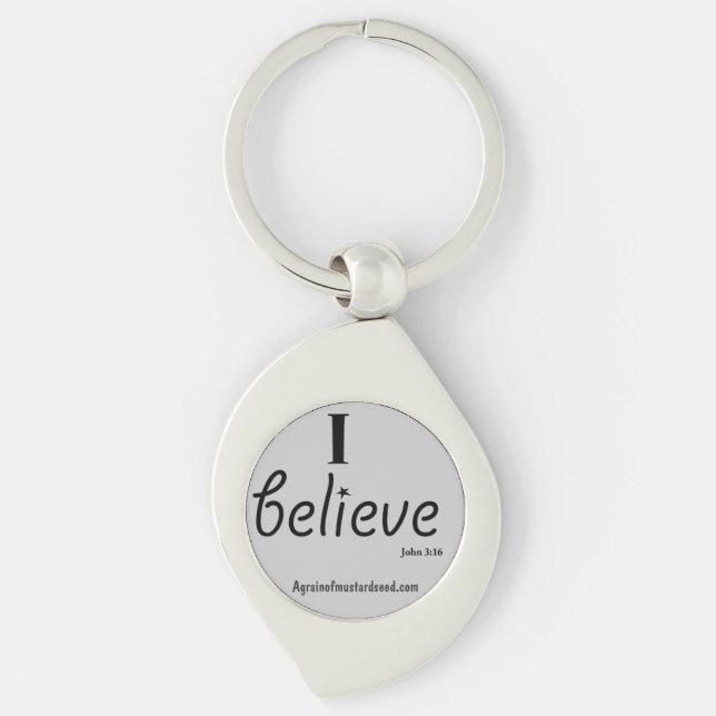 I Believe Key Ring (Front)