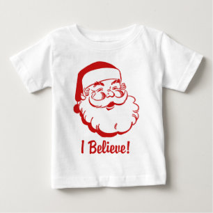 I Believe Santa Claus Baby T-Shirt