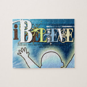 I Believe - Template Poster - Christian Puzzle
