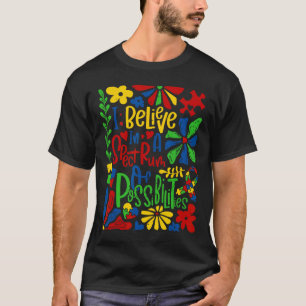 I Belive In A Spectrum Of Possibilities Retro Auti T-Shirt