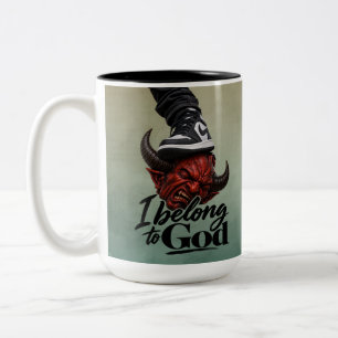 I belong to God Two-Tone Coffee Mug