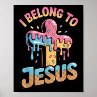 I Belong To Jesus Kids Christian Ice Cream Drip Bo