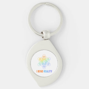 I Bend Reality – Sacred Geometry Energy Design Key Ring
