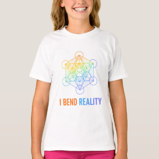 I Bend Reality – Sacred Geometry Energy Design T-Shirt