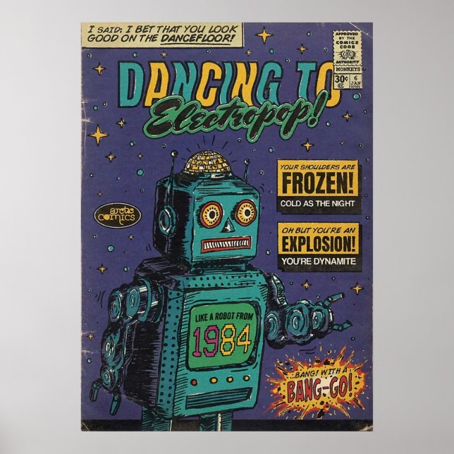 I Bet You Look Good On The Dancefloor Poster (Front)