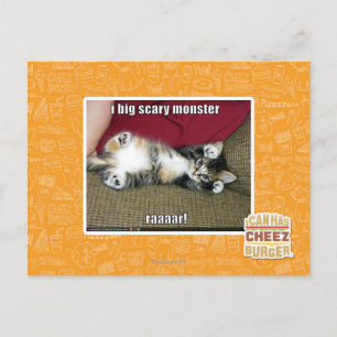 I big scary monster postcard