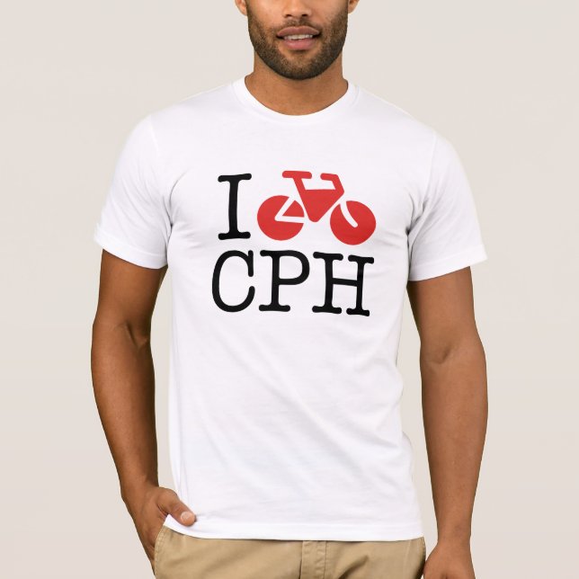 I Bike Copenhagen T-Shirt (Front)