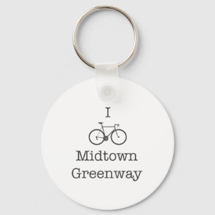I Bike Midtown Greenway Key Ring