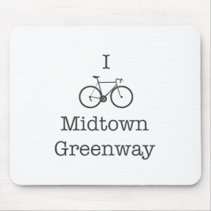 I Bike Midtown Greenway Mouse Pad