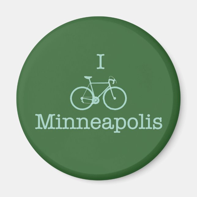 I Bike Minneapolis Magnet (Front)