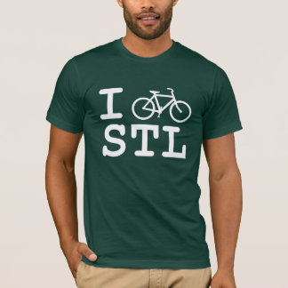 I Bike STL (for dark shirts) T-Shirt
