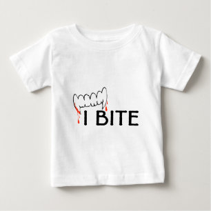 I Bite (Teeth and Blood) Baby T-Shirt