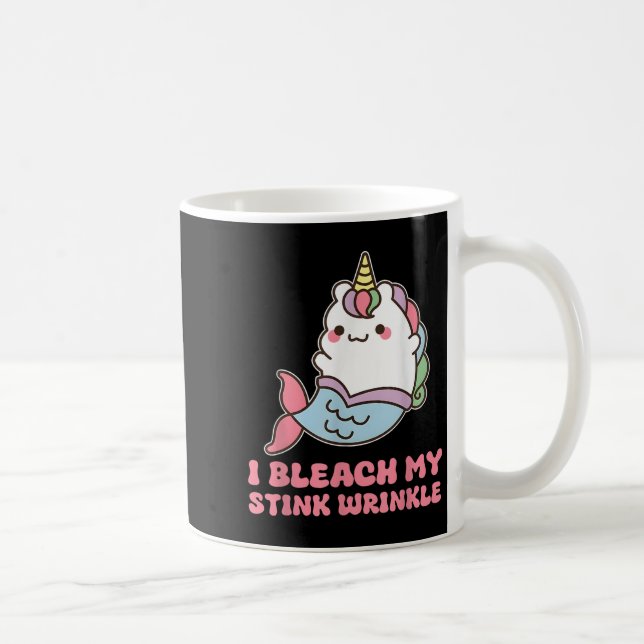 I Bleach My Stink Wrinkle  Coffee Mug (Right)