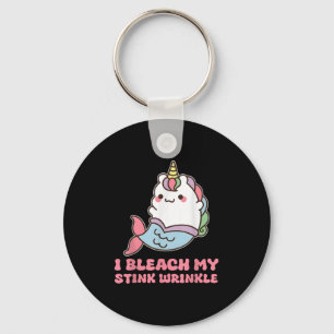 I Bleach My Stink Wrinkle Key Ring