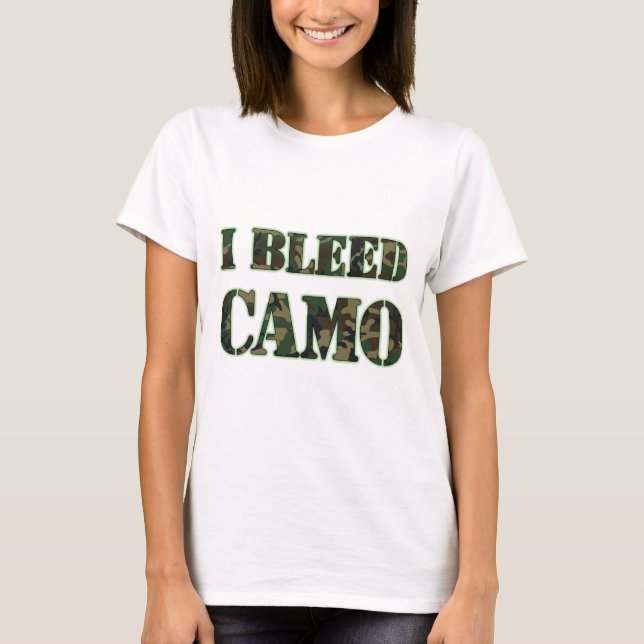 I bleed camo T-Shirt (Front)
