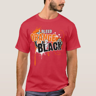 I Bleed Orange and Black T-Shirt