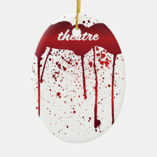 I Bleed Theatre 1 Ceramic Tree Decoration