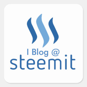 I Blog @ Steemit Sticker