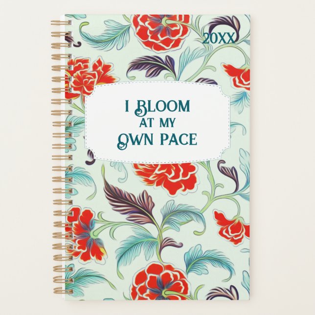 "I Bloom" Affirmation Planner (Front)