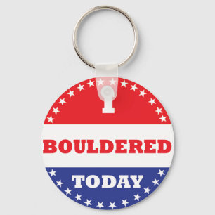 I Bouldered Today Key Ring