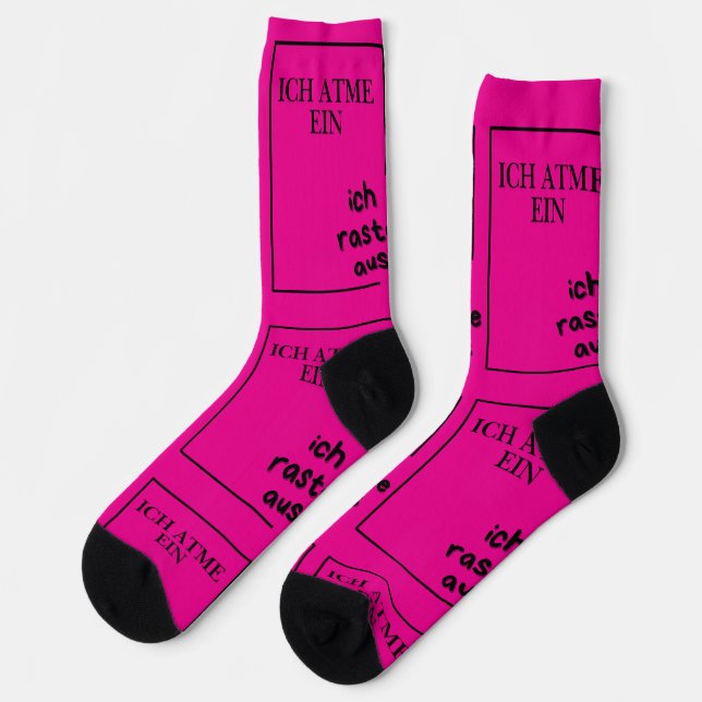 I breathe and I rush Socks (Left)