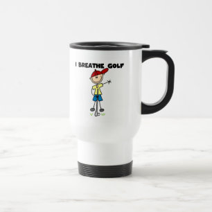 I Breathe Golf Travel Mug