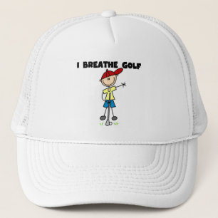 I Breathe Golf Tshirts and Gifts Trucker Hat