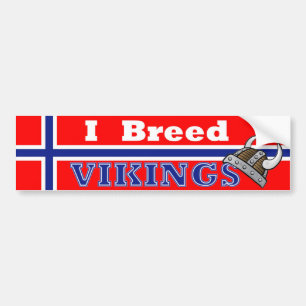 I Breed Vikings Bumper Sticker