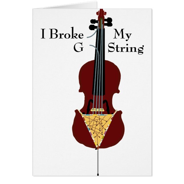 I Broke My G String (Cello) (Front)