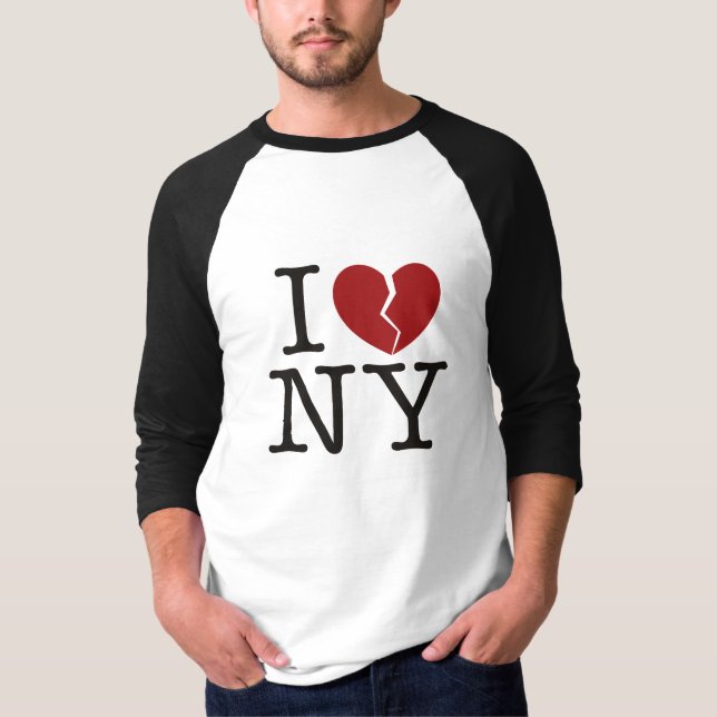I [broken heart] NY T-Shirt (Front)