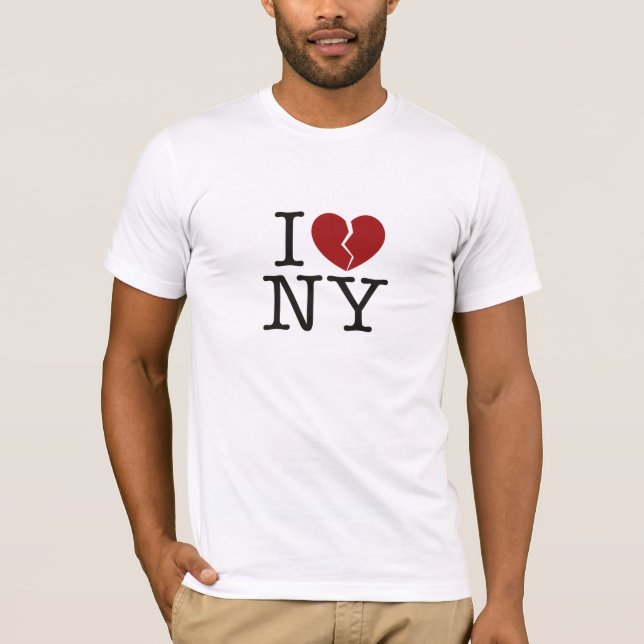 I [broken heart] NY T-Shirt (Front)