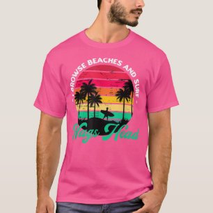 I Browse Beaches and Surf Nags Head Surfing North  T-Shirt