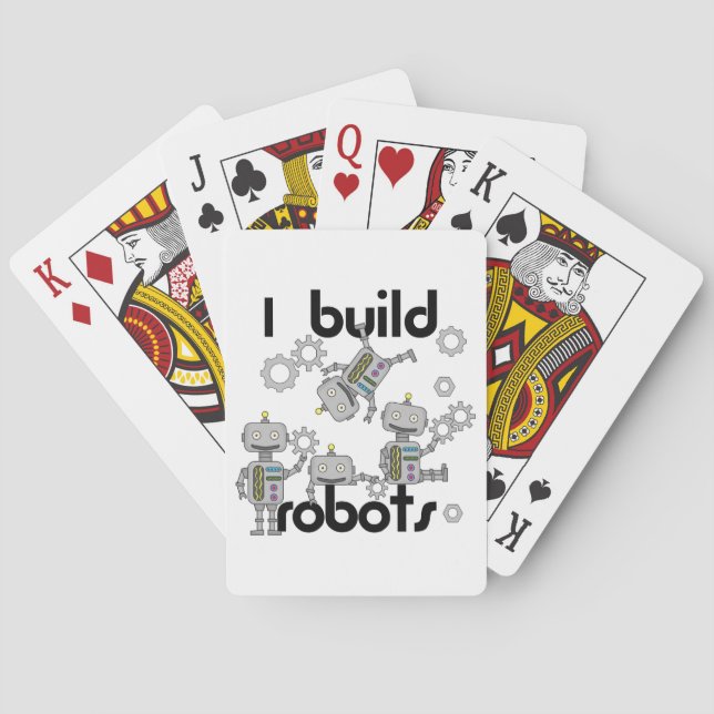 I Build Robots Playing Cards (Back)