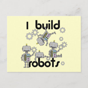 I Build Robots Postcard