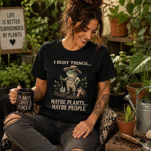 I Bury Things, Maybe Plants.... Maybe People Tri-Blend Shirt
