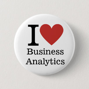 I ❤️ Business Analytics for Employees CUSTOM Pins