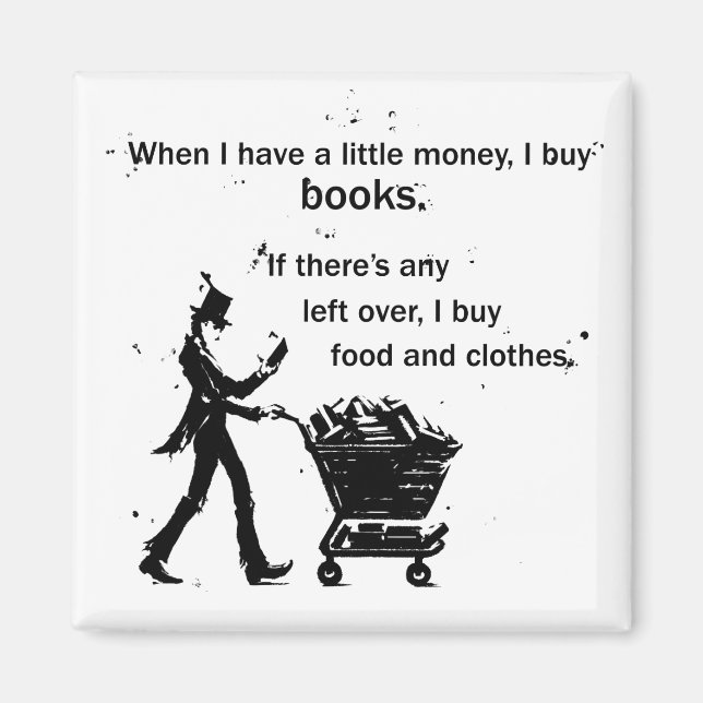 I Buy Books Magnet (Front)