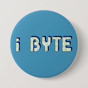 I Byte 7.5 Cm Round Badge