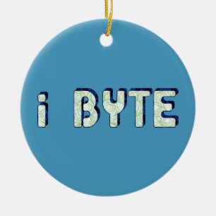 I Byte Ceramic Tree Decoration