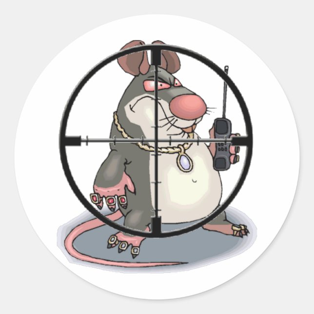 I C Snitchez Classic Round Sticker (Front)