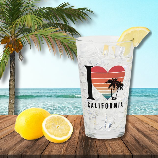  I ♥ California Retro Glass (Creator Uploaded)