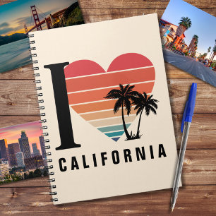  I ♥ California Retro Notebook