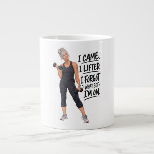 I Came I Lifted I Forgot What Set I’m On Lifting Large Coffee Mug