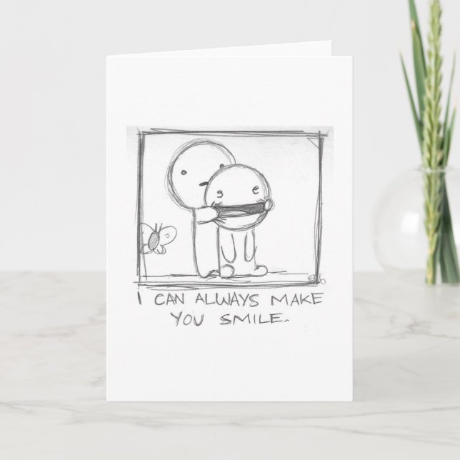 i can always make you smile card (Front)