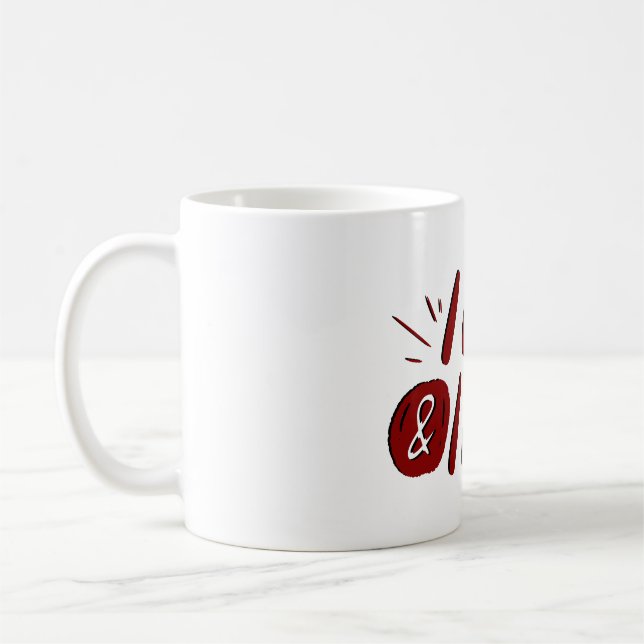 i can and i will motivational design  coffee mug (Left)